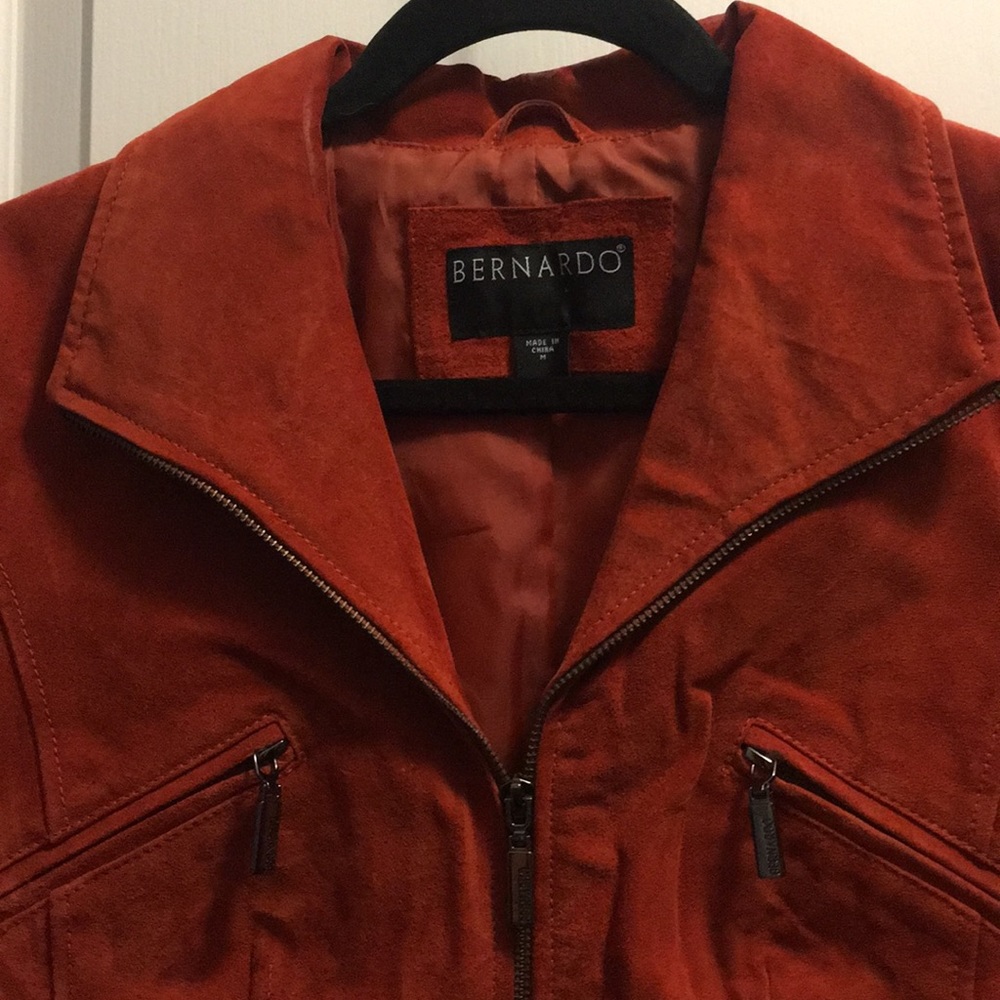 Orange Suede Jacket